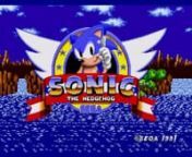Introdução-Intro - Sonic the Hedgehog Mega Drive-Sega Genesis - 1991 from sonic 1991