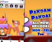 Watch the Pakdam Pakdai characters having fun with Sonicgram features.