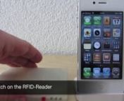 This is a video showing my Bluetooth HID RFID reader which is described on my blog: http://www.mkroll.mobi/?page_id=202