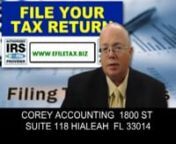 File income taxes return online Why use Turbo Tax Jackson Hewitt Miami http://efiletax.biz 305-823-9228. Will get you the best refund. We have all the Forms. http://efiletax If you do not like the tax refund online do not have to pay you have a professional tax preparer to help you. Turbo Tax is just a program with no experienced tax professionals Did not get the refund expected. Do not have time to prepare your tax return. We have the Answer? Corey Tax has been filing tax returns since 1984. No