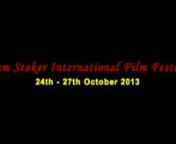 Trailer of the 30+ international horror, thriller and sci-fi movies playing at the 2013 Bram Stoker International Film Festival. Spa Pavilion, Whitby, England. 24th-27th October 2013. Now in its fifth year.nnThe BSIFF shows independent narrative features, documentaries, and shorts from around the world. We promise that these aren&#39;t the Hollywood films at the local multiplex. These are independent films that you may not have the opportunity to see anywhere else. Many will have their world premier