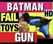 Funny Video of the Batman Water Gun by Mike Mozart of JeepersMedia on YouTube. This is the REAL Mike Mozart of JeepersMedia I Swear! I mean Really! Please Enjoy this Classic Funny YouTube video now in HD Quality. nnThe Funny Video Fail Batman Water Gun was made by the Elvin Toy Company in the Late 1960&#39;s and has been famous for the naughty and suggestive bent over at the waist pose and inappropriatelt placed water fill hole in his butt! I mean Really? What were they thinking? This is one of my M