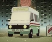 As the first snow flake settles on cold concrete, the ice cream vans begin to contemplate the harsh winter ahead. For, like the caribou and the grey goose, the season marks the start of a long voyage in search of sunnier climes.nAnimation Short Film, 3&#39; 30