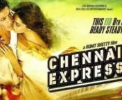 Chennai Express Trailer - Shahrukh Khan & Deepika Padukone from chennai express trailer