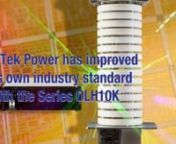 Raising the bar in high-voltage power supplies for ion, electron-beam and X-ray systems, HiTek Power has improved its own industry standard with the Series OLH10K. These 10kW power systems provide single outputs from 60 to 300kV with a choice of mains inputs. The two-piece design contributes to exceptional reliability, even under adverse operating conditions, with a compact rack-mounting power converter and separate HV unit featuring a modular disc construction, complete with HiTek Power’s own