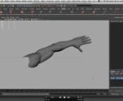 A tutorial on using the spline deformer on custom geometry to create muscle flexing and stretching behaviour.