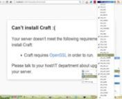 Craft is a new cms to create websites quickly and easily, It is flexible, easy-to-use interface and you will love it.nnin this video you will learn how to install CRAFT CMS easily on your Windows PC with WAMP Server. You need to rename htaccess file and install enable openssl extension to install Craft CMS, and if you are not a technical person it will be very difficult for you to do this.nIt took me more than 2 hours to understand when i wan installing Craft first time on my local windws PC. So