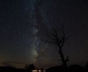 This astro-lapse video was taken in the days (or nights, as it were) leading up to the height of the Perseid Meteor Shower in 2013 (8/7, 8/9, 8/11, 8/12). The first two nights were shot in Rocky Mountain National Park (Longs Peak Campground and Timber Creek Campground) in Colorado, and second two nights were shot in Vedauwoo in Wyoming. The sequences that start at 1:09 through the end of the video were shot in Vedauwoo, in the main campground. The earlier sequences were all shot in The Park.nnOv