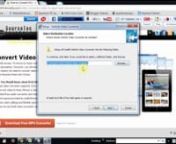 This video will show you how to convert videos, tv show and movies to MP4 format in your PC and send them to iPAD. A converter is software you have to download from internet and use it to convert files like movie, tv shows into ipad mp4 formatnnMusic: Today is Sunday by Meanwhileproject.ltd (http://www.myspace.com/meanwhileprojectltd)
