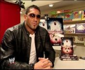 This was a feature done in 2007 for WWE.com on Batista signing copies of his autobiography, Batista Unleashed.