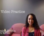 I interviewed Jasmine Griffin about her job at Pita Pit. She&#39;s worked there for almost a year and enjoys it because it is stress-free and easy-going. This video was to help me learn how to edit video before the final project.