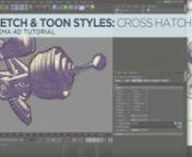 The fourth in the series of Sketch &amp; Toon tutorials. Now we&#39;ll use some tricks for getting the hatch shader to add not only shadow but highlights and have a hand colored animated looked to our ray gun model.nInspiration for line work.nhttp://tkaracan.tumblr.com/post/73611293419/kokos-muyuz-k-zlarnnFull Blog Post: http://greyscalegorilla.com/blog/tutorials/sketch-toon-style-2-painterly-city-tutorial/