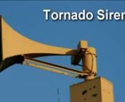 Tornado Warning Siren Sound Effect