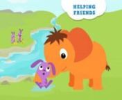 An interactive cartoon for pre-school childrennnGet the app at the iTunes App Store: nhttp://itunes.apple.com/us/app/id798775023nnAdventurous little Filifant explores the world and sticks his trunk into everything that’s new and exciting. He and the child travel together and have a whole series of mini-adventures. Whenever Filifant meets a new animal, the child decides what happens next. Multiple parallel story elements are combined to produce a new story each time the game is played: children