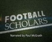 FOOTBALL SCHOLARSnn#footballscholars nNarrated by Paul McGrathnA 4 part series on Setanta Ireland Starts weekly on Monday 3rd March @ 7pmnnOver thirty years ago, a young man left St. Patrick’s Athletic to join Manchester United. He was to go on to be one of Ireland’s greatest footballers. His name was Paul McGrath.nnSince then, thousands of young boys have made the journey from Ireland to England chasing a dream to become professional football players. This series spends a year with a number
