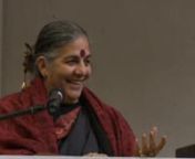 World famous author and activist Vandana Shiva gave an inspiring speech at the Food Otherwise conference in Wageningen (NL) on 21 February 2014.nn