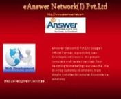 Eanswer Network India Pvt Ltd | Eanswer Network India from private search engines list