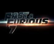 Hızlı ve Öfkeli 7 Türkçe Dublaj HD Fragman | Fast and Furious 7 Turkish Dubbed Trailer from fast and furious 7 trailer deutsch