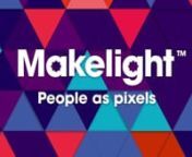 Since 2011, Makelight have been developing and perfecting our suite of Smart Special Effects. nnSmart Special Effects that:n• tENGAGE audiences through People As Pixels displays and Visual Votingn• tMEASURE that engagement, capturing valuable data from your audiencen• tMONETISE that engagement, maximising the opportunities to connect to your audience during the live event.nnOur suite of effects includes:n• tPeople As Pixels™: turn the crowd into a unified video wall effect, all over th
