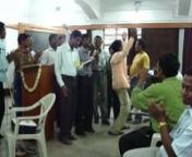 We asked different language groups to lead worship at our Worship Conference held in Kolkatta, India. These pastors are from the state of Orissa, where much persecution is occurring. This is the beginning of the song......