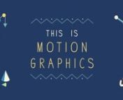 【 This is Motion Graphics ! 】nDirector : Kevin ChengnDesign : Kevin ChengnAnimation : Kevin Cheng、Sylvia HsunAdvisor : Meiyin LinnMusic :Gotswim - DutchnVO : Man Ning、LiWendy LunBehance : https://www.behance.net/gallery/21451453/This-is-Motion-Graphics-