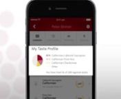 Vivino newest feature allows you to see exactly what types of wine you&#39;ve been drinking and which regional wine styles you might be missing out on.All your wines are automatically categorized in an easy to read chart, making for some very fun discoveries.As you rate wines you&#39;ll be given credit for that wines regional style.The more ratings you have the higher your rank, leading you to the highest rating of ambassador.nnDownload Vivino:niPhone: https://itunes.apple.com/app/id414461255nAndr