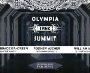 On the final night of the Olympia Sync Summit, the sun had gone down, the crowd was in good spirits, and the film series began. Watch here as Alan Abbadessa-Green (Sync Book Press, Always Record) previews his