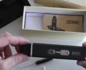 In this video we unpack the VaporWand Titan II Vaporizer offered by VaporStore.nnhttps://www.vaporstore.com/proddetail.php?prod=titan-II-vaporizernnThe Titan II VaporWand Vaporizer is a new portable that puts it competitors way behind in quality of vapor delivery.Heats in Seconds, Digital Display, and Handheld makes this portable vaporizer steps ahead.nn Specifications:nnDry herbsnAdjustable TemperaturenTimer ProtectionnDigital display for Temperature and Battery StatenBatt