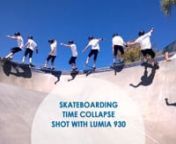 A time collapse video created with documentary footage of professional pool skater Cory Juneau captured with the Lumia 930. This video combines more than 60 takes of Cory skating, collapsed together in post-production to produce seven stunning scenes. The crazy part: there are zero CG elements in this video.nCredits:nDirected by: Cy KuckenbakernEdited by: Cy Kuckenbaker and Alex GrahamnProducer: Cy Kuckenbaker and Melissa CabralnDirector of Photography: Cy KuckenbakernSound mix: Preston Swir