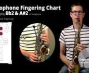 Learn 3 ways to finger Bb2 and A#2 on saxophone in this fingering tutorial.nnCheck out the entire guide resource and saxophone fingering chart at:http://saxophoneacademy.com/saxophone-fingering-chart-complete-guide/