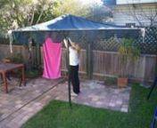 Need the Shade Cloth Rotary Clothesline Cover? Call 1300 798 779, or visit online at http://www.youtube.com/watch?v=NBdoUEHOPbMnnLovely Shade Cover Protects Your Washing in So Many WaysnnIf you have ever been looking for a solution to protect your washing from bird droppings and harsh UV rays, then this might just be the clothesline cover you need!nnWhy this is a popular selling cover,nnTurns your clothesline into a garden feature in just minutesnProvides lovely shaded area for kids, pets &amp;