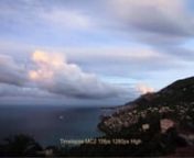 Test of a time lapse scene over Monaco harbour, July 2011. nnSoftware used for initial time lapse creation: Time Lapse Assembler (Mac only). nnTimelapse sequence repeated several times with slightly different settings as indicated in the caption subtitles to see if there was any noticable quality difference. Naturally the better the setting the bigger the file size (the largest was Timelapse MC2 15fps 2048px Max@91.5Mb - see https://vimeo.com/58828192 for that particular clip.)nnPhotos taken m
