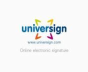 Load the PDF document, invite, sign! Collecting signatures has never been easier !nDiscover in video how to use online electronic signature Universign.nnStep1: 0:33nStep2: 0:44nStep3: 1:08nStep4: 1:25nSign on the signature page: 1:58