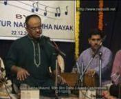 Puttur Narasimha Nayak - live in concert at GSB Sabha Mulund on occassion of Datta Jayanti