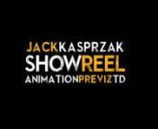 A compilation of visual effects work from film and commercials ranging from ship/vehicle animation, full character animation with dialog to completely cg shots built up from previz to final animation.Jack Kasprzak is an animator and previz artist and has worked on films including the upcoming,