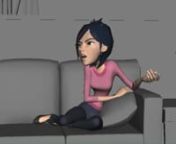Class: Character performance nInstructor: Garrett Shikuma (Blue Sky Animator)nAudio clip: Ellen Page from the movie &#39;Juno&#39;
