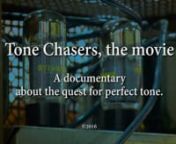 Tone Chasers is a documentary about guitars, guitarists, peddles, amps and the search of a sound made by the guitar that brings on an uncontrolled smile and raises the hair on the back of your neck called Tone.It includes an interview with Les Paul explaining why he created the solid body electric guitar, and also interviews with Johnny Winter, Seamour Duncan, Nancy Wilson, Bobby Whitlock, Redd Volkert, Paul Reed Smith, Pat Travers, Derek St. Holmes, Zach Myers of Shinedown, Phil Keaggy, Gary