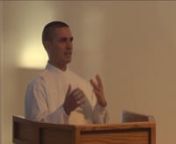 Vicar Matt Behmer preaches the sermon