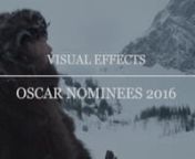 A mashup edit of all the films nominated for Visual Effects. nnMad Max: Fury Road nStar Wars: The Force Awakens nThe Revenant nThe Martian nEx Machina nnMusic: No Other Name - Ryan Taubert https://soundcloud.com/ryantaubert/revolution