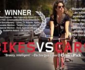 An NY Times Critics&#39; Pick! nBikes vs Cars depicts a global crisis that we all deep down know we need to talk about: climate, earth&#39;s resources, cities where the entire surface is consumed by the car. An ever-growing, dirty, noisy traffic chaos. The bike is a great tool for change, but the powerful interests who gain from the private car invest billions each year on lobbying and advertising to protect their business. In the film we meet activists and thinkers who are fighting for better cities, w