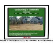Located in Mechanicsville Md our family has been in the Excavating business since 1962. We are a second generation business, serving all of Southern Md for their Excavating needs.We do site work for barns and new home construction, tree removal service, hurricane damage cleanup, waterproofing basments, home demoliton and wrecking ball work, recycled asphalt and bluestone driveways, new and existing home excavating work, digging basements, pouring footers, water drainage correction, topsoil, bank
