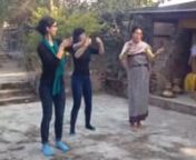 DDT director Leah Raphael Curtis and PULSEnsemble founder Nawahineokala&#39;i Lanzilotti learn the basics of traditional devotional temple dance from Maite in Imphal, Manipur, Northeast India.nFebruary 2016