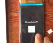 http://SamsungCodeSource.comnnThis Video will show you the process of Carrier unlocking your Samsung Galaxy S6 or Galaxy S6 EDGE smartphone so you can use it anywhere in the world!nnHow to Unlock your Samsung Galaxy S6 or Edge (SIM Unlock) smartphone nnclick here to unlock Samsung Galaxy S6: nhttp://www.samsungcodesource.com/unlock-samsung-galaxy-s6.htmlnnclick here to unlock Samsung Galaxy S6 edgenhttp://www.samsungcodesource.com/unlock-samsung-galaxy-s6-edge.htmlnnn1) Simply visit SamsungCodeS