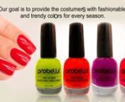 http://pro-belle.com/- Probelle is a high quality nail care products manufacturer. We offer a large variety of nail polish colors and treatments solutions to maintain nails at their healthiest state.nn1340 Stirling Rd Unit 7AnDania Beach, FL 33004n954-374-8327nTag: nail-treatment-products