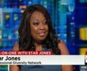 Source: CNN (http://www.cnn.com/videos/tv/2015/11/03/star-jones-fiorina-lemon-interview-ctn.cnn/video/playlists/stories-worth-watching/)nnStar Jones, president of the National Association of Professional Women and Professional Diversity Network, talks to Don Lemon about Carly Fiorina.