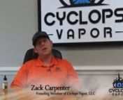 Get an inside look at Cyclops Vapor as we lower prices on eliquid, talk about the concept behind the change and set a new standard for pricing in the vaping industry.nnThere has been a great deal of innovation in the industry over the last few years. New atomizers, product designs andthe expansion of subohm vaping have led to an increase in the amount of eliquid being used . nnA 30ml that once lasted 3-5 days can now be easily vaped within a day or two.nnWhen we started out of a 900 sq ft faci