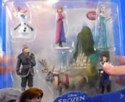 To find the toys listed in this video, see below [affiliate links]:nDisney Collection Frozen Figurines Play Set - http://amzn.to/1N15KytnnIf you like our video, please subscribe now: https://www.youtube.com/channel/UCjsKNkNpctxh8BvzPMhEL0wnnToday, we unboxed a Disney Collection Frozen Figurine Play Set. Inside the cast of Disney&#39;s Frozen movie chill out together with this six-piece toy Figure Play Set. Anna, Elsa, Hans, Kristoff, along with his loyal reindeer Sven, and Olaf the snowman, are all