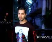 Varun & Kirti catch the screening of 'Dilwale' from dilwale