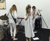 Opening performance at RaebervonStenglin, Zurich. 22.04.2016nnAri Benjamin Meyers. nThe Name of This Band is The ArtnApril 23 – May 27, 2016nPfingstweidstrasse 23 / Welti-Furrer Areal, 8005 ZürichnOpening: April 22, 6–9 pmnBreak up and fanzine launch: May 27, 6–9 pmnnwithnBene Andrist (drums)nWeronika Boada Peñafiel (voice)nSteve Laurent Graf (guitar)nJuan Mauricio Schmid Bello (bass)nCostumes and merchandise by Georgie+Timmy StudionScenarios and liner notes by John HoltennGraphic desig