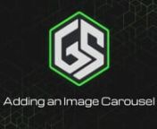 How to add an Image Carousel to Gameshow. The best way to add a revolving image sequence.